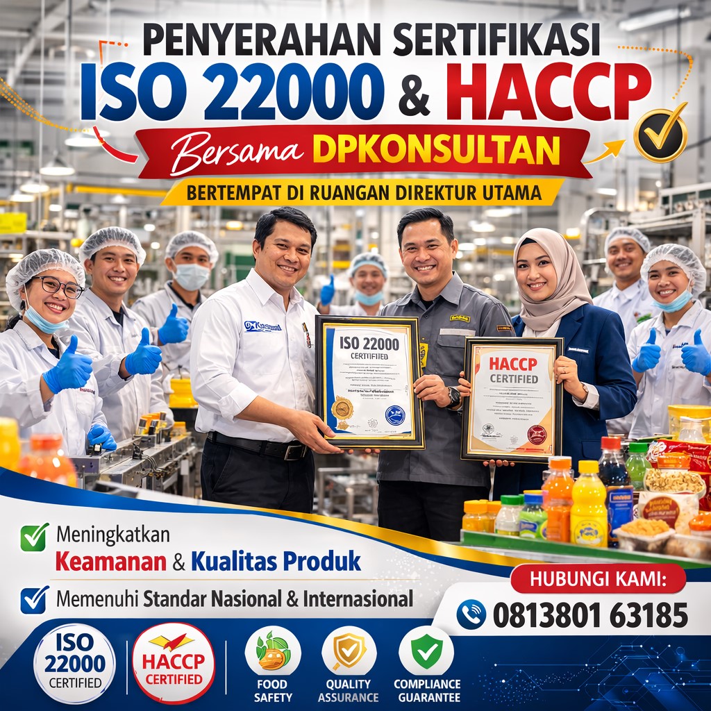 DPKONSULTAN-KONSULTAN SERTIFIKASI ISO 22000 DAN HACCP TERBAIK