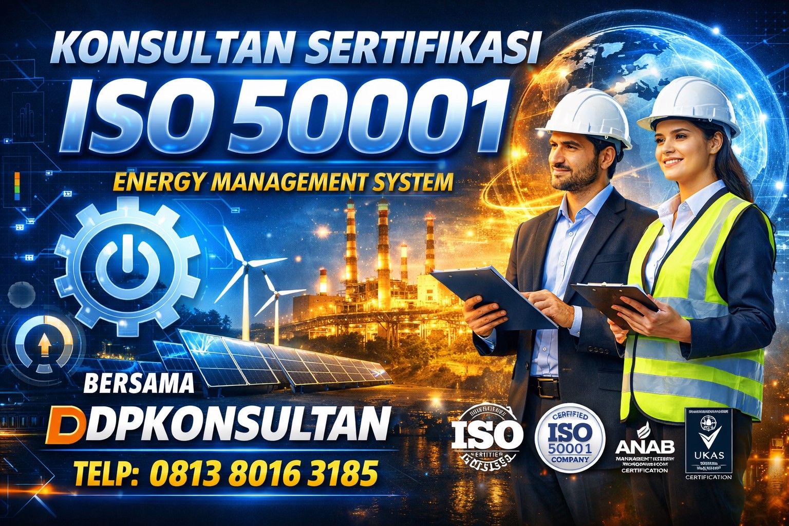 KONSULTAN SERTIFIKASI ISO 50001 BERSAMA DPKONSULTAN TERPERCAYA