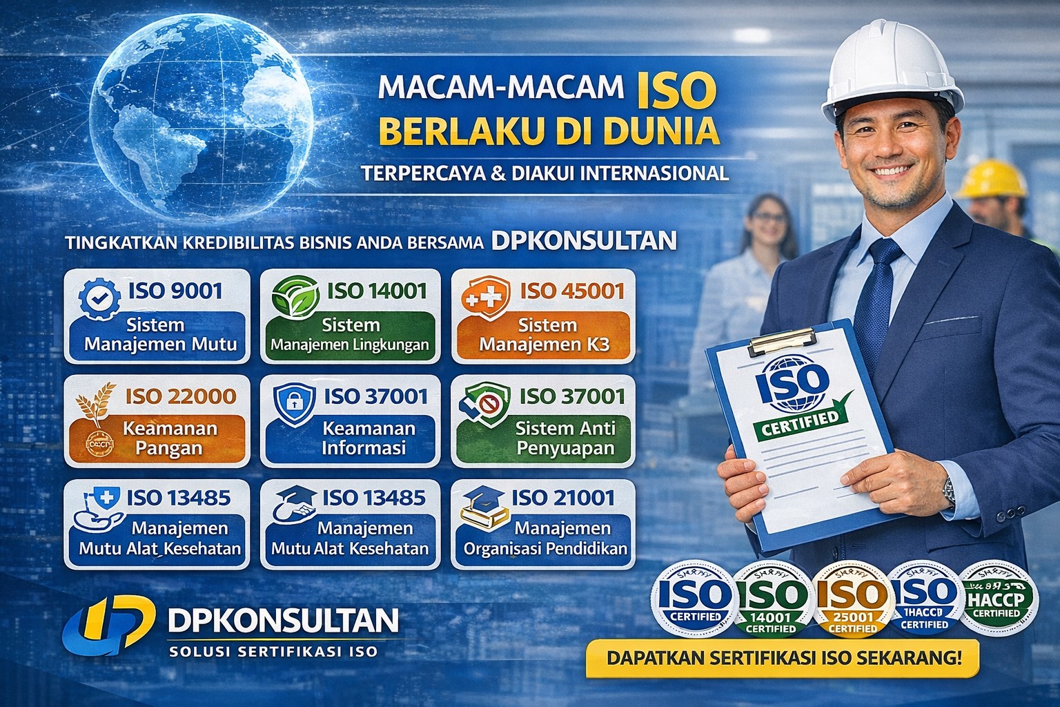 JASA KONSULTAN SERTIFIKASI ISO 9001 TERBAIK & BERPENGALAMAN