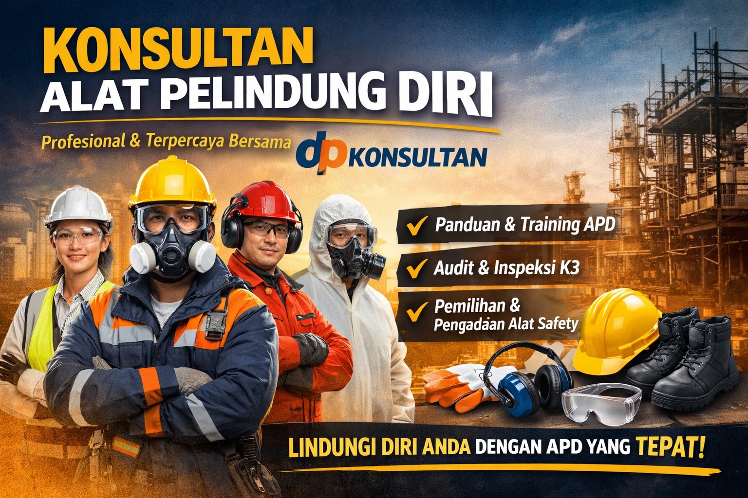 KONSULTAN ALAT PELINDUNG DIRI BERSAMA DPKONSULTAN