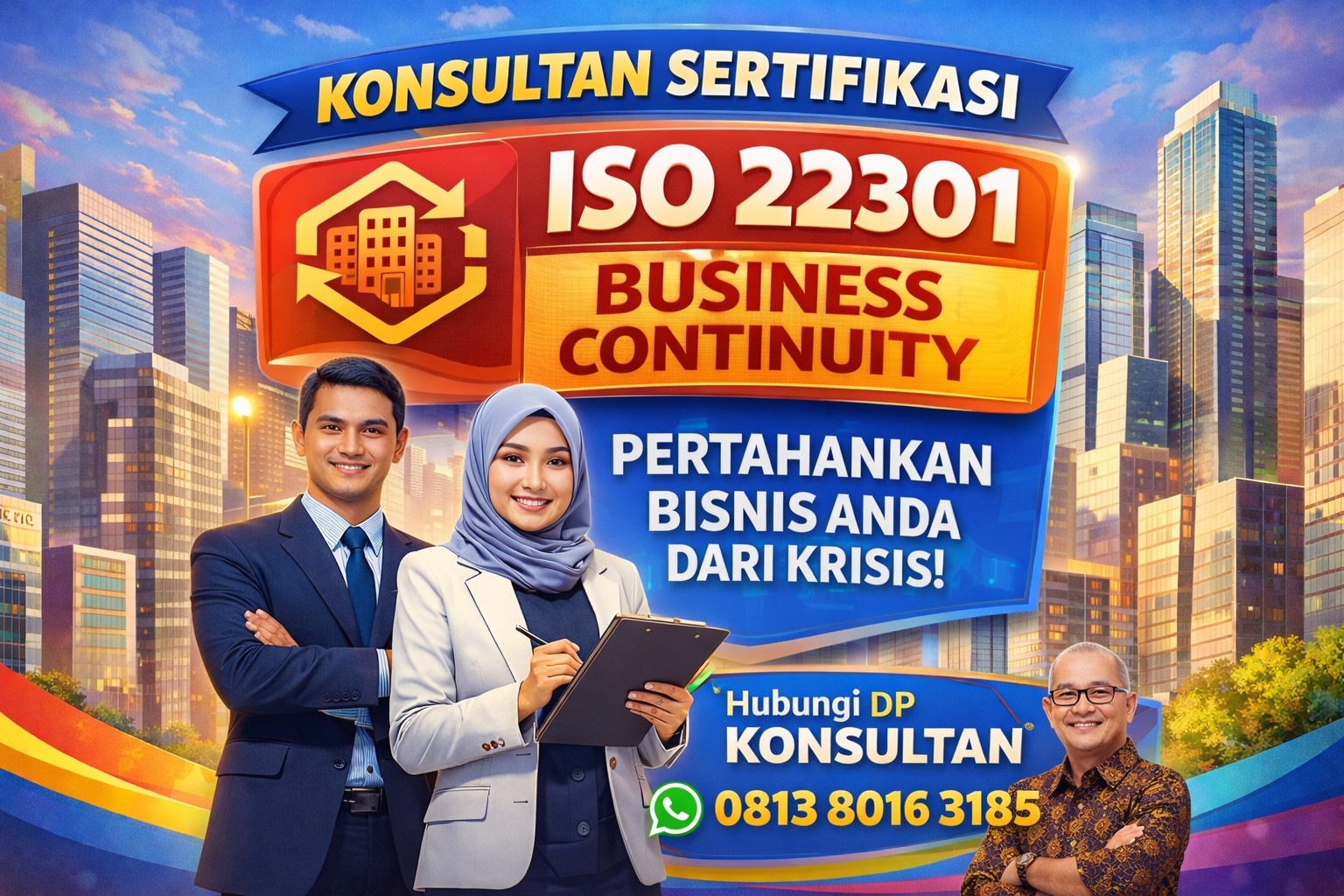 Jasa konsultasi sampai sertifikasi iso 22301 terpercaya di indonesia