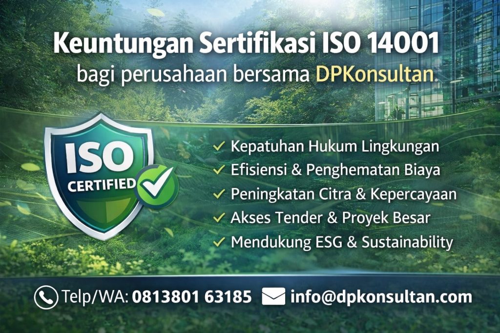 Keuntungan Sertifikasi ISO 14001 bagi Perusahaan Bersama DPKonsultan