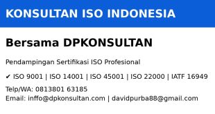 konsultasi ISO terpercaya Indonesia