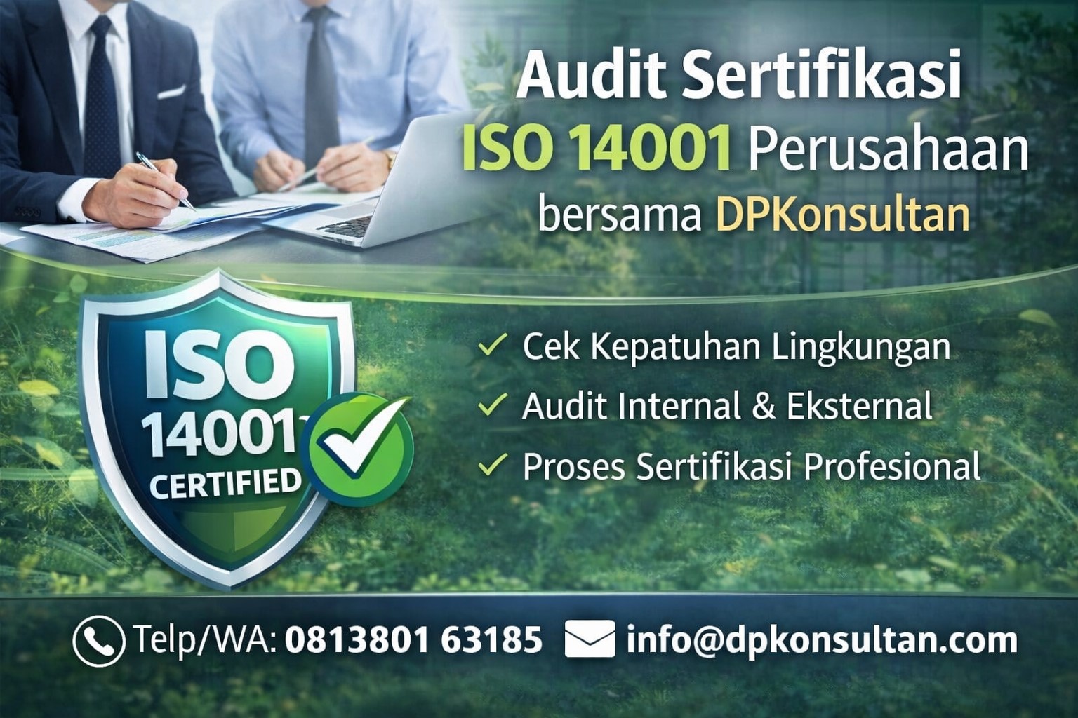 Audit sertifikasi ISO 14001 perusahaan
