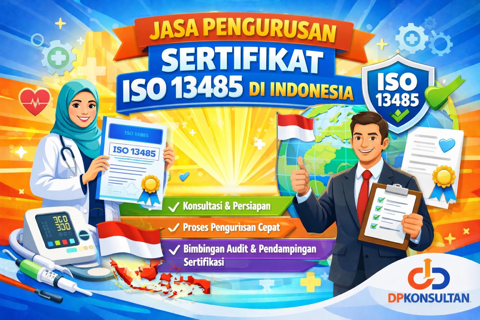 sertifikasi ISO 13485 alat kesehatan di indonesia