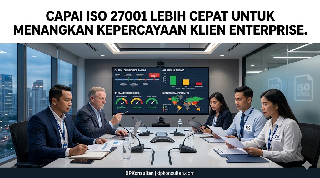 Jasa Konsultan Sertifikasi ISO 27001 Terpercaya: Strategi Terarah untuk Lolos Audit, Perkuat Kredibilitas, dan Dorong Pertumbuhan Bisnis