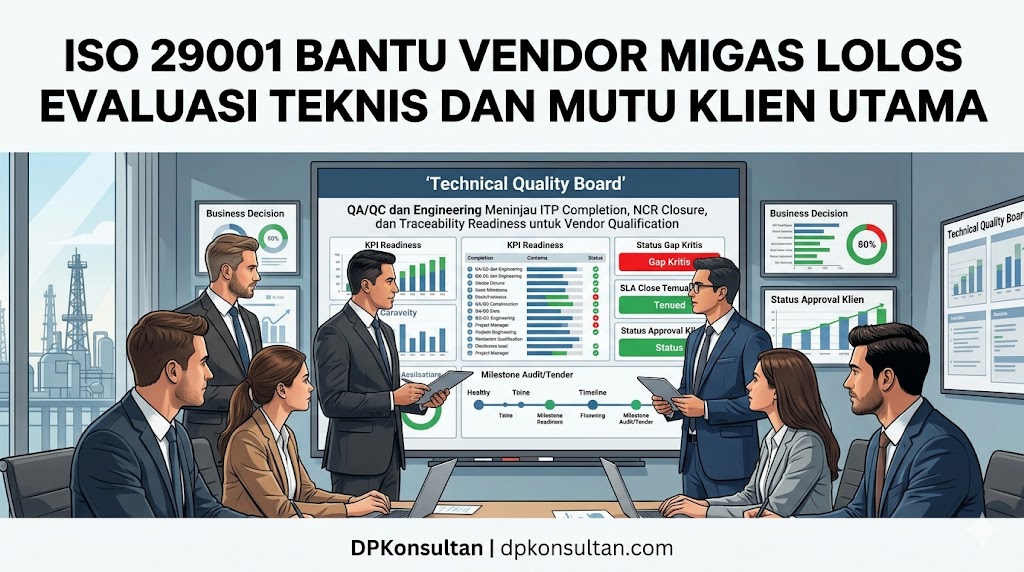 ISO 29001 untuk Vendor Migas: Percepat Vendor Approval dan Kelayakan Proyek