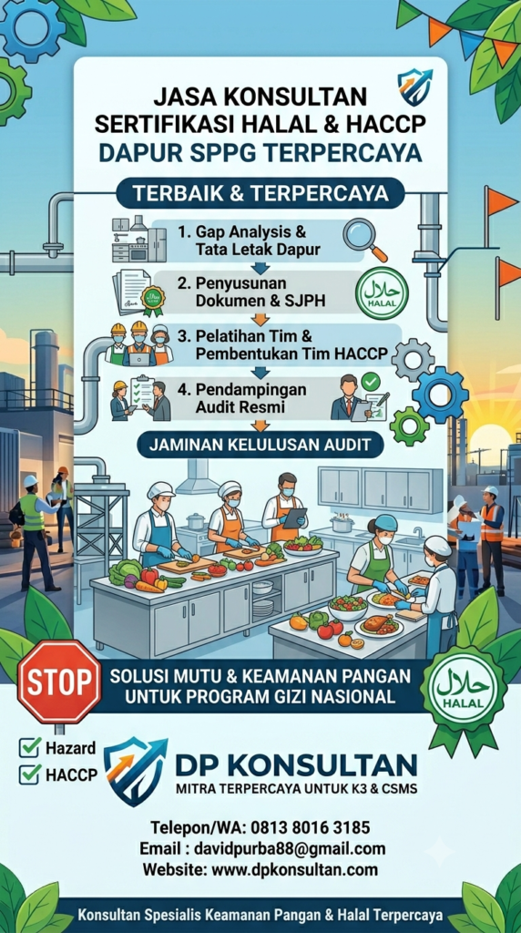 Jasa Konsultan Sertifikasi Halal dan HACCP Dapur SPPG
