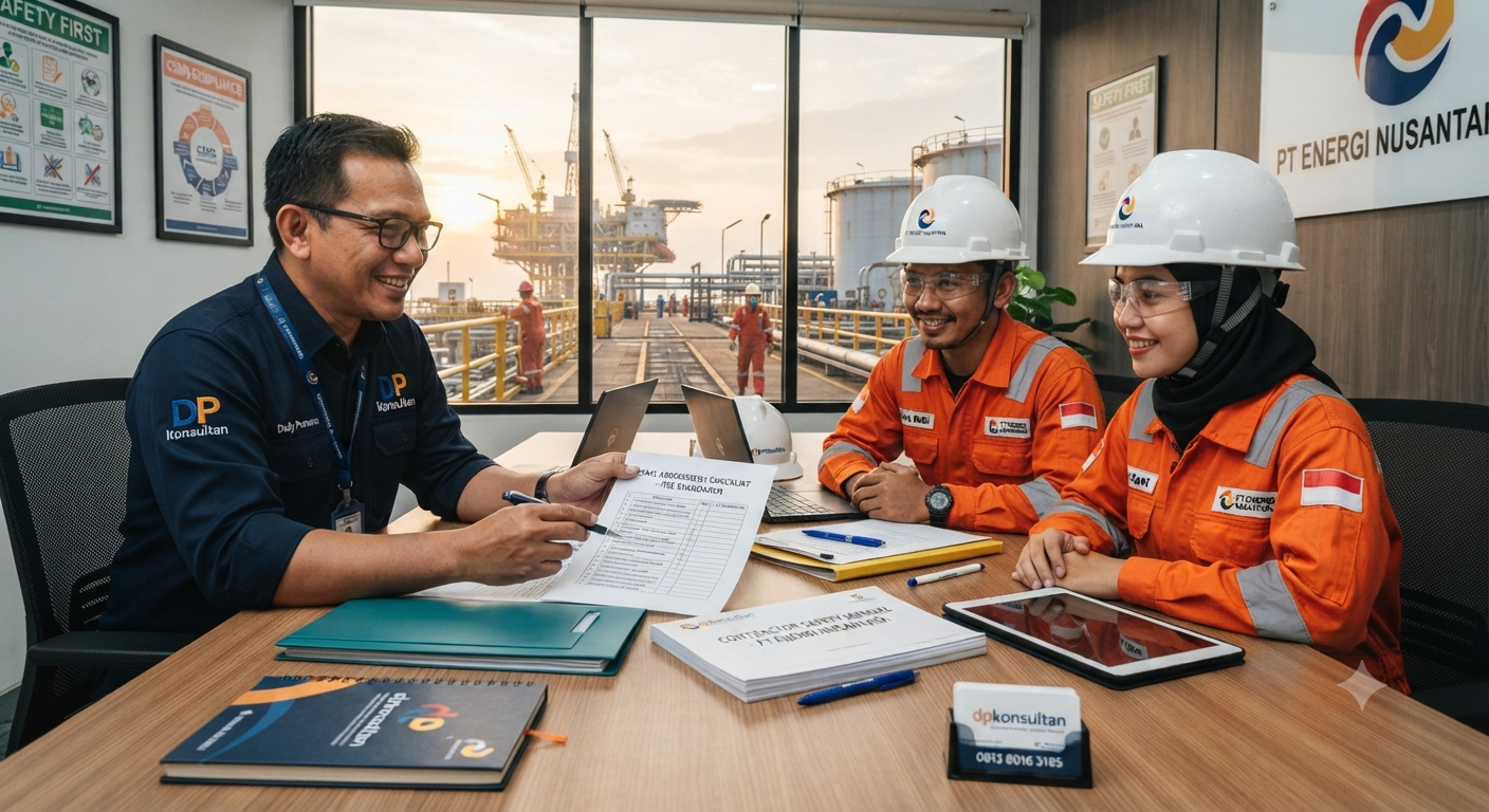pendampingan CSMS untuk memenuhi standar keselamatan kontraktor Bersama Dpkonsultan