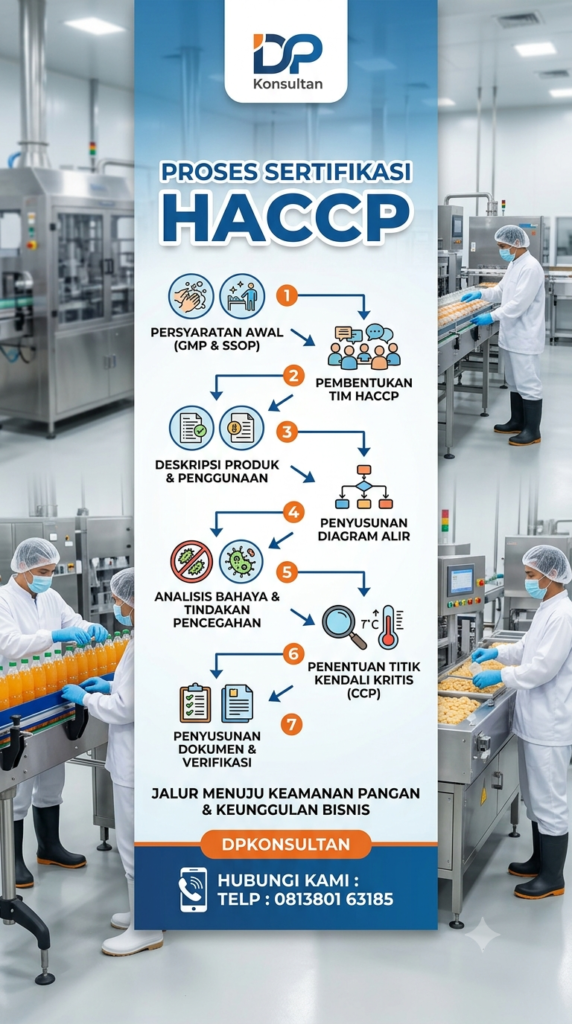 Jasa pengurusan sertifikat HACCP resmi Perusahaan