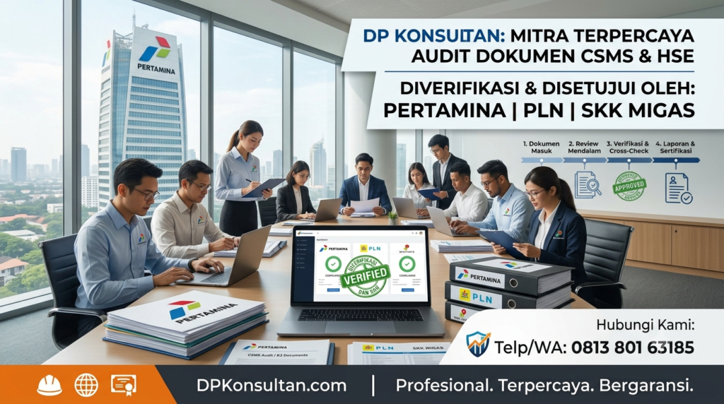 Jasa konsultan CSMS dan HSE terbaik