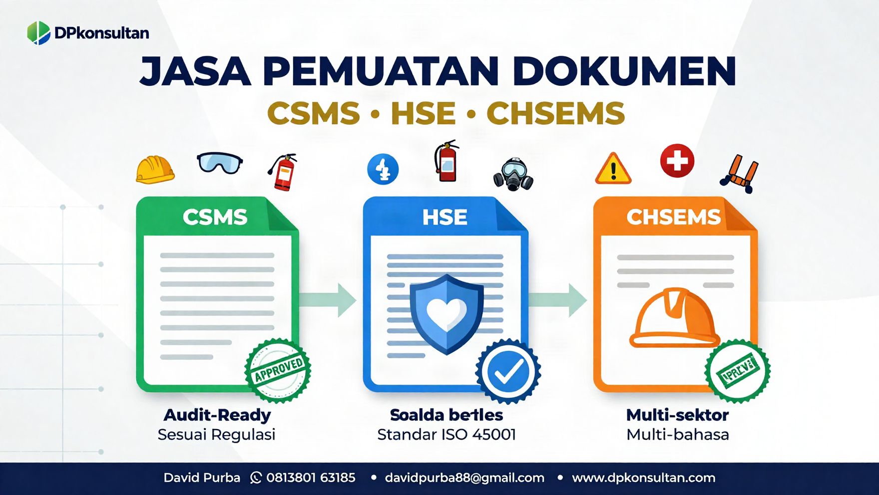 Jasa Pembuatan Dokumen CSMS HSE dan CHsems dpkonsultan