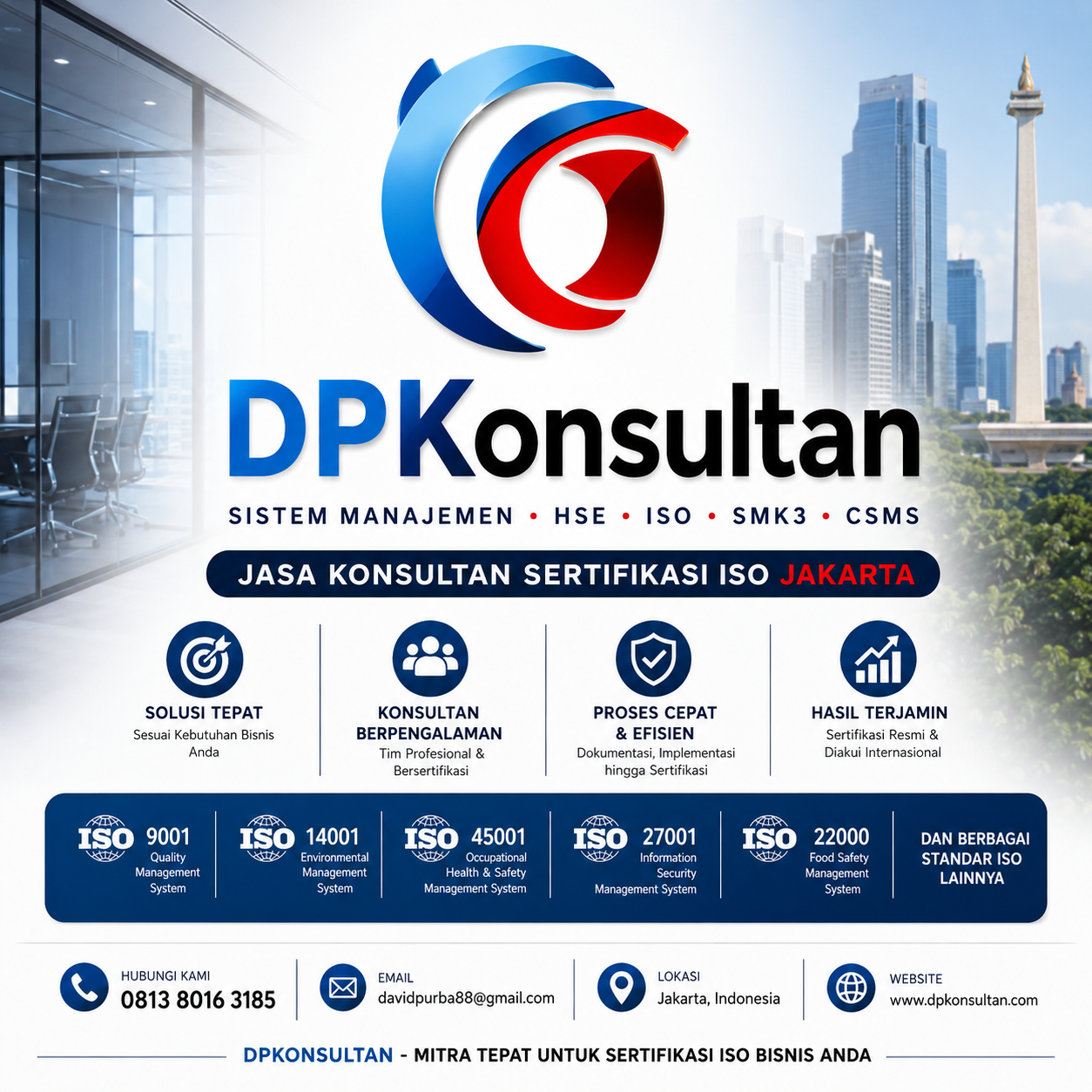 Logo DPKonsultan - jasa konsultan sertifikasi ISO Jakarta