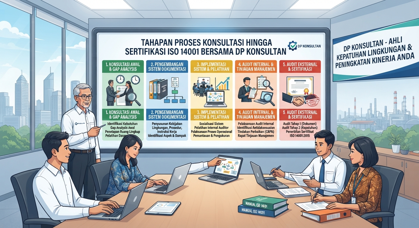 tahapan proses audit sertifikasi iso 14001