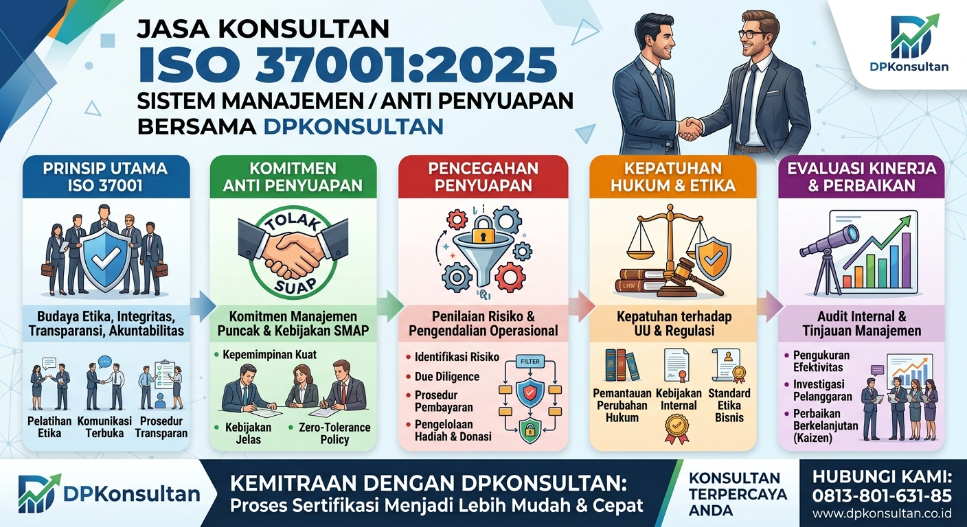 Jasa konsultan ISO 37001:2025 sistem manajemen anti penyuapan DPkonsultan